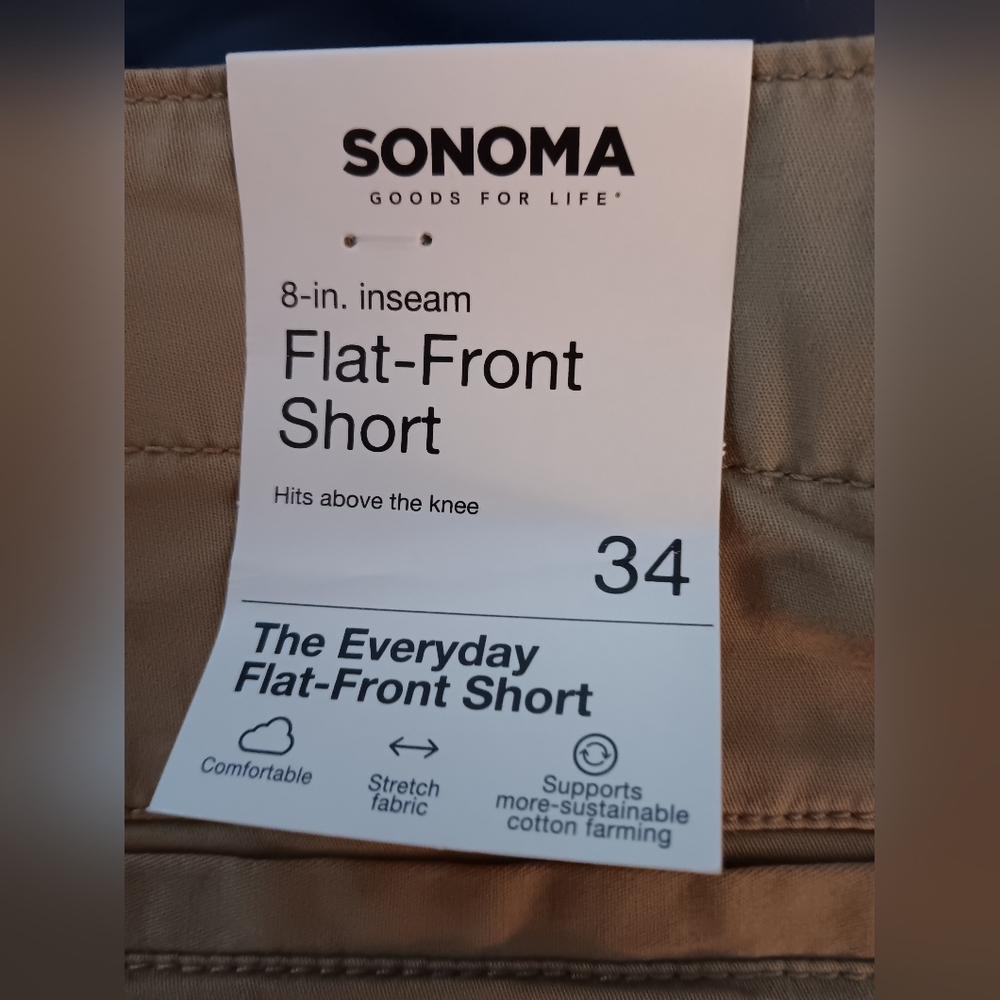 *NWT* Sonoma Flat Front Shorts